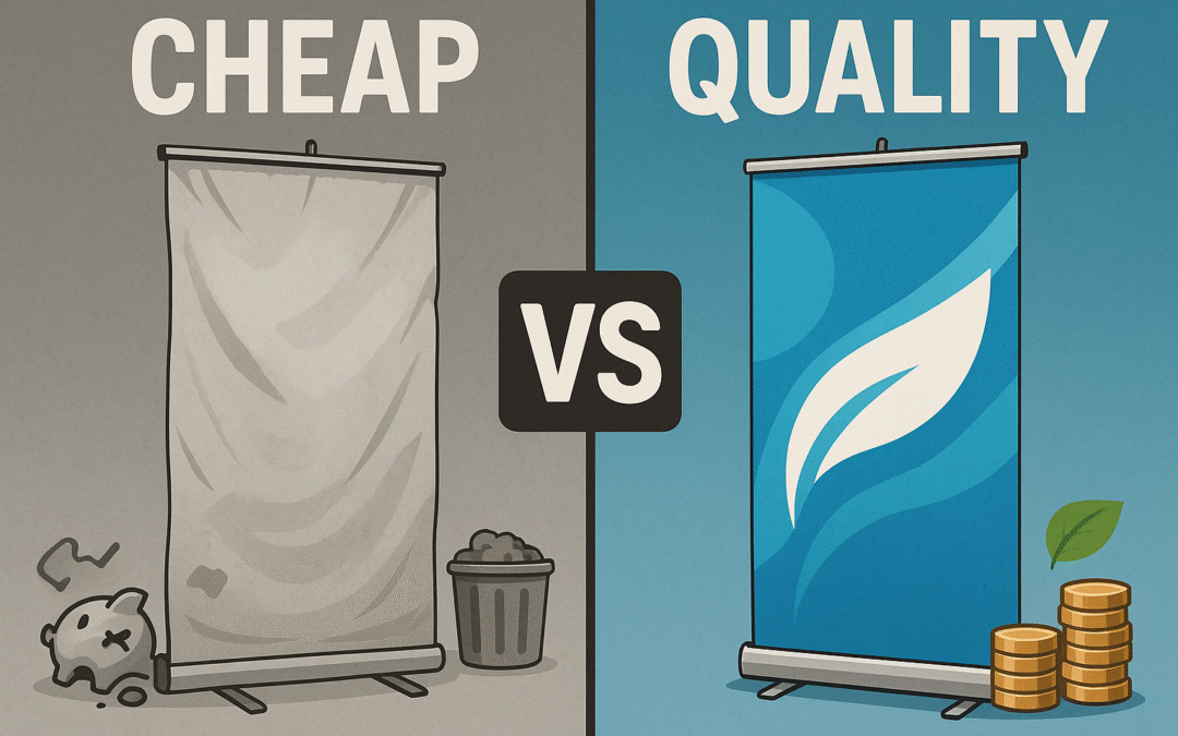 De Echte Kosten van Goedkope Roll-up Banners: Meer dan Je Denkt